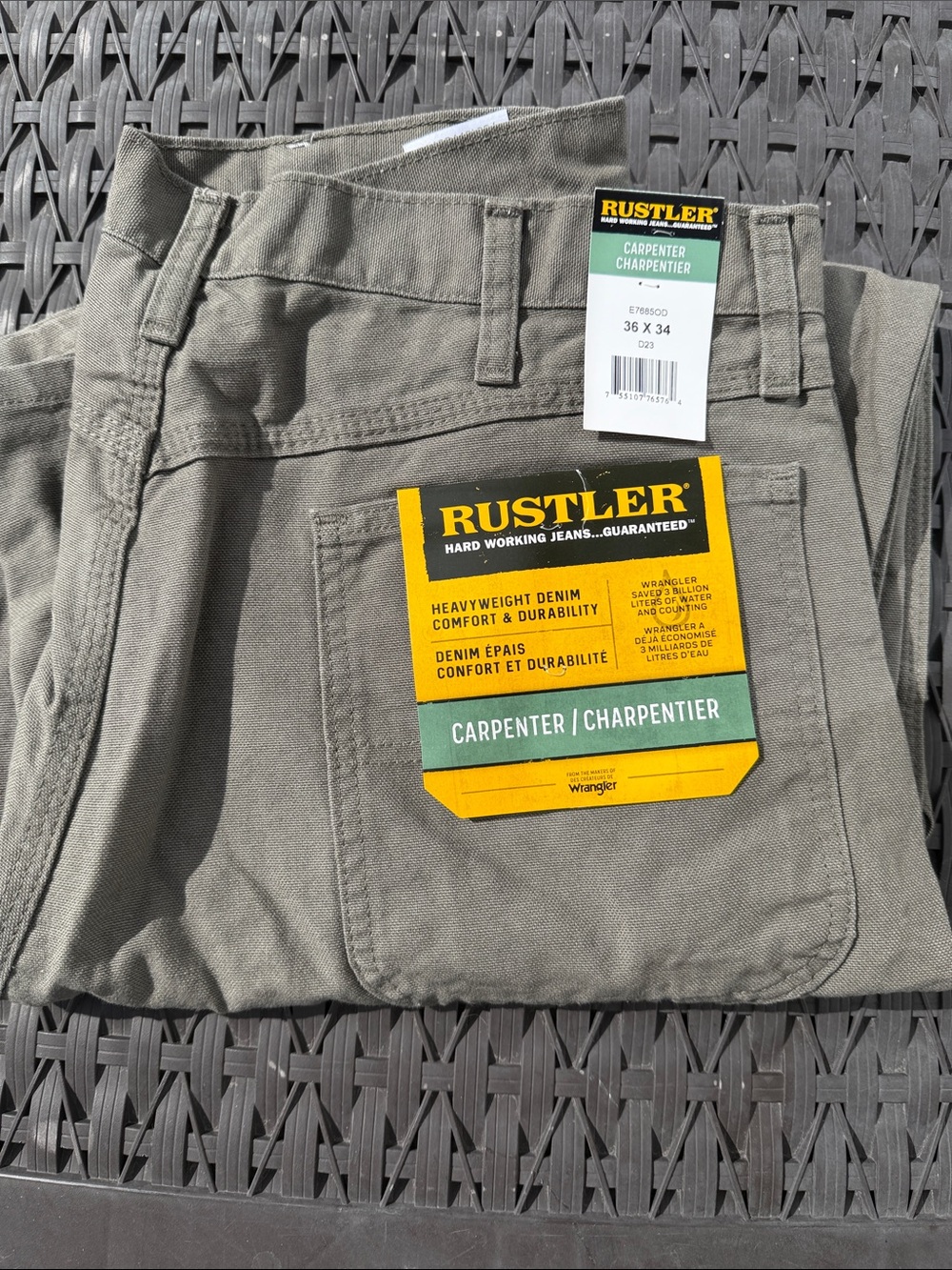 Rustler Carpenter Pants for Men - Olive